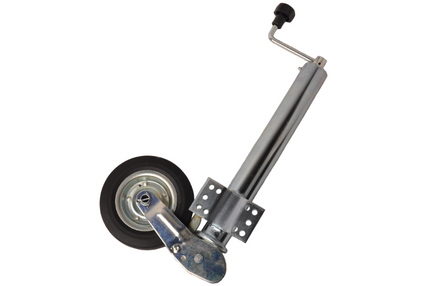 Cantonal Stützrad für Anhänger - 60 mm rund - automatisch klappbar