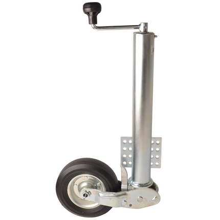 Cantonal Stützrad für Anhänger - 60 mm rund - Tragfähigkeit: 250 kg - automatisch klappbar