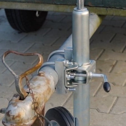 Cantonal Stützrad - rund 48 mm - Tragfähigkeit: 150 kg - Gummireifen und Stahlfelge