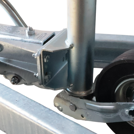 Cantonal Stützrad - rund 60 mm - Tragfähigkeit: 500 kg - automatisch - extra lang
