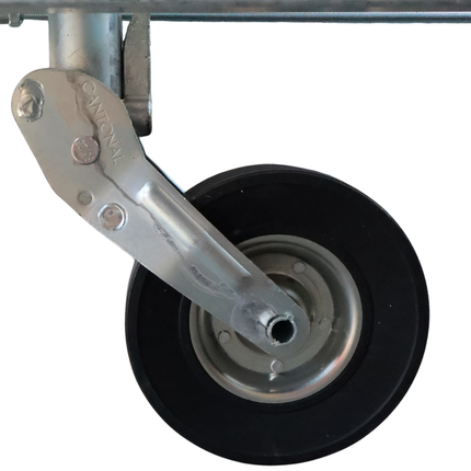Cantonal Stützrad - rund 60 mm - Tragfähigkeit: 500 kg - automatisch - extra lang