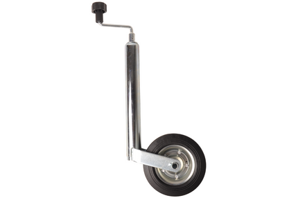 Cantonal Stützrad - rund Durchmesser 48 mm - Gummireifen und Stahlfelge