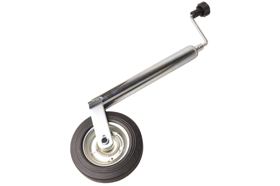 Cantonal Stützrad rund Durchmesser 48 mm mit Gummireifen und Stahlfelge