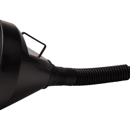 Cantonal Trichter mit flexiblem Schlauch und integriertem Filter.