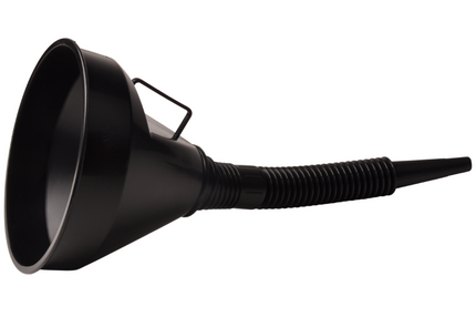 Cantonal Trichter mit flexiblem Schlauch und integriertem Filter.