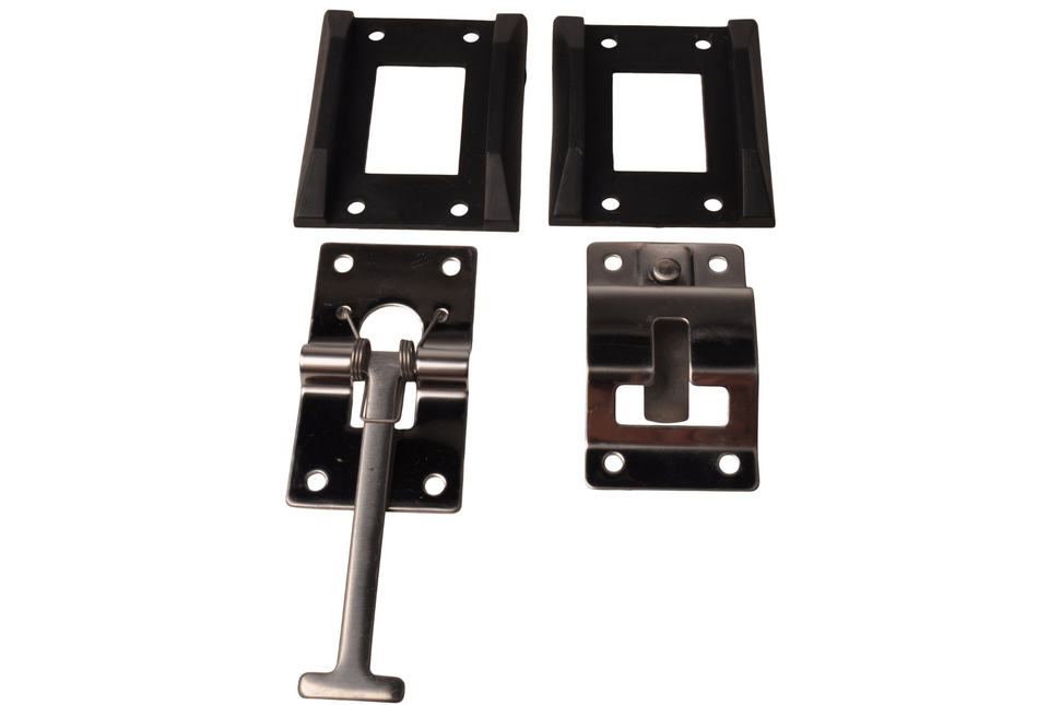 Cantonal Türfeststeller: T-Stück + Aufsatz aus Edelstahlmaterial