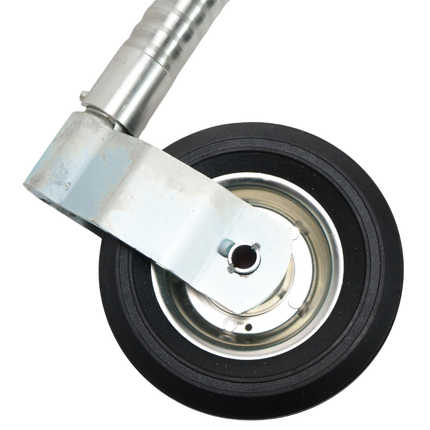 Cantonal Typ Ifor Williams Stützrad - 48 mm - gerippt - Tragfähigkeit: 250 kg - Stahlfelge
