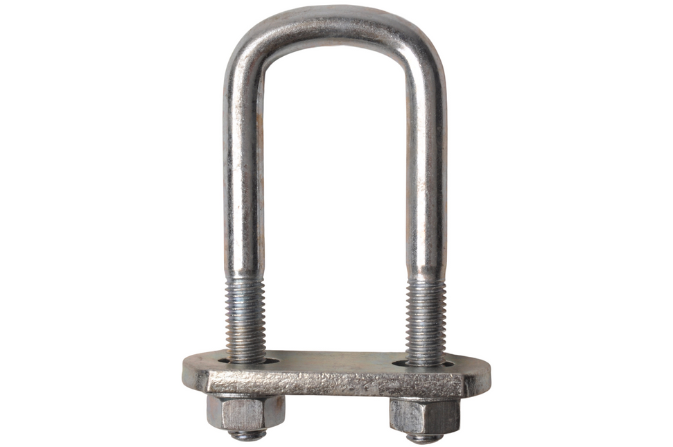Cantonal U-Bügelschrauben / Klemmplatten M10 90x33 mm
