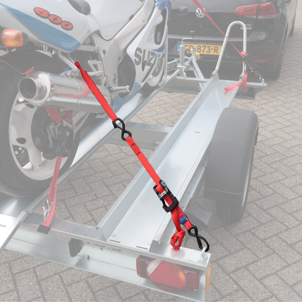 Cantonal Universelle Spanngurte für Motorradtransport 180 cm – 350 kg