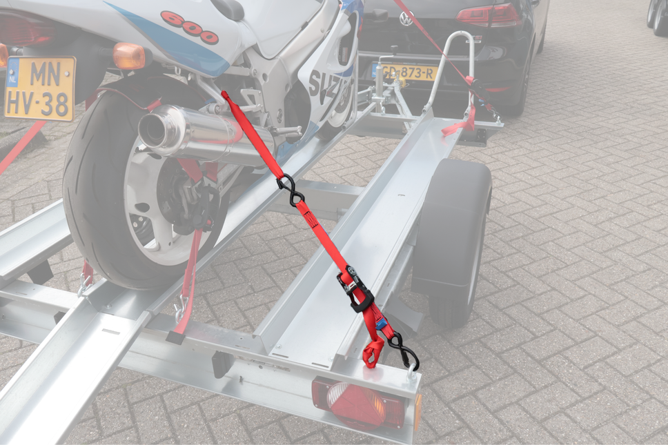 Cantonal Universelle Spanngurte für Motorradtransport 180 cm – 350 kg