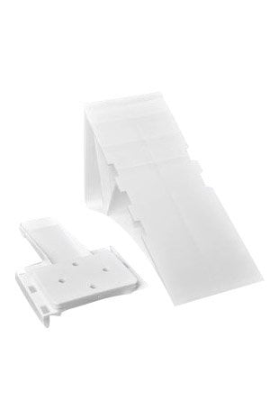 Cantonal Unterlegkeil Kunststoff (weiß) mit Halterung