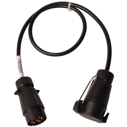 Cantonal Verlängerungskabel 1 Meter 7-adrig mit 7-poligem Stecker & 7-poliger Buchse - 100 cm