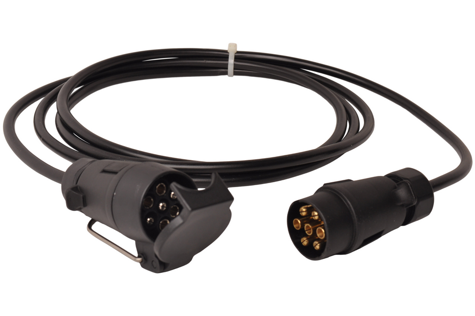 Cantonal Verlängerungskabel 3 Meter 7-adrig mit 7-poligem Stecker & 7-poliger Buchse - 300 cm