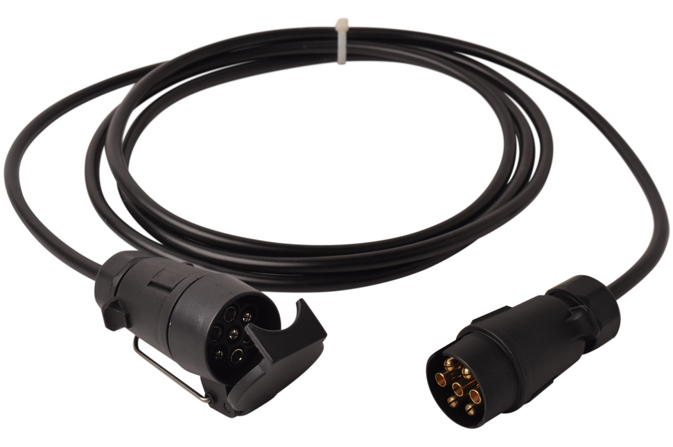 Cantonal Verlängerungskabel 3 Meter 7-adrig mit 7-poligem Stecker & 7-poliger Buchse - 300 cm