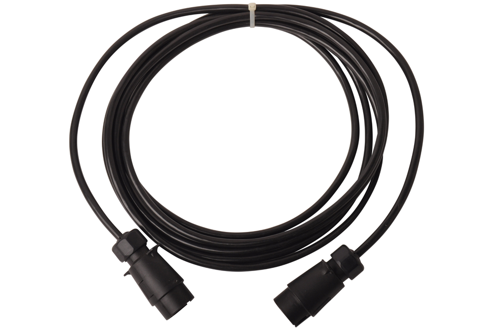 Cantonal Verlängerungskabel 5 Meter 7-adrig mit 2x 7-poligem Stecker - 500 cm