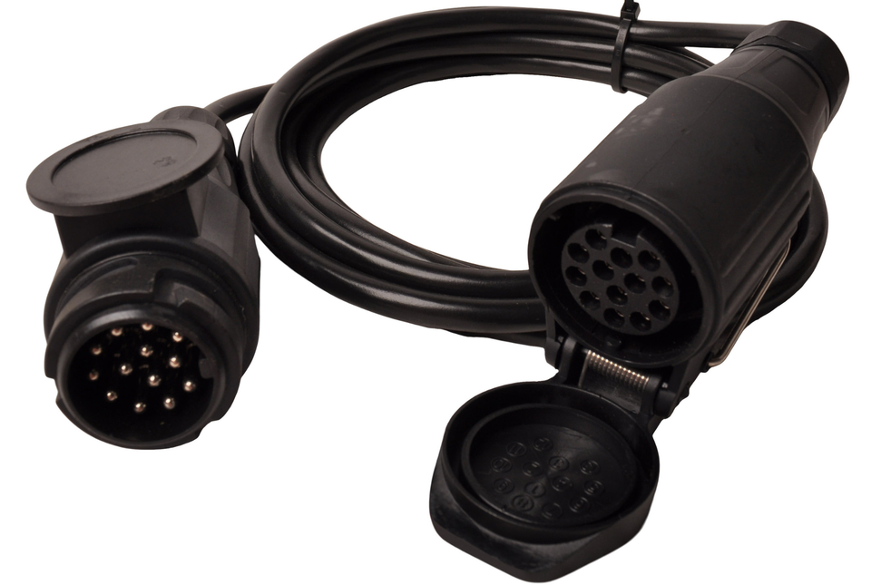 Cantonal Verlängerungskabel 8-adrig mit 1x 13-poligem Stecker & 1x 13-poliger Buchse - 300 cm