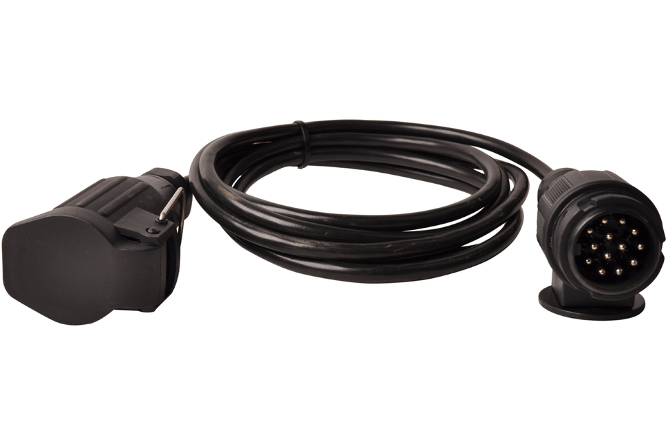 Cantonal Verlängerungskabel 8-adrig mit 1x 13-poligem Stecker & 1x 13-poliger Buchse - 300 cm