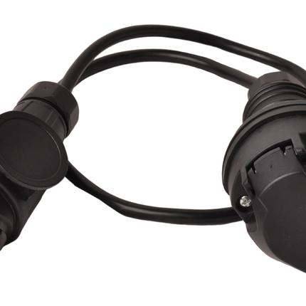 Cantonal Verlängerungskabel 8-adrig mit 1x 13-poligem Stecker & 1x 13-poliger Buchse - 100 cm