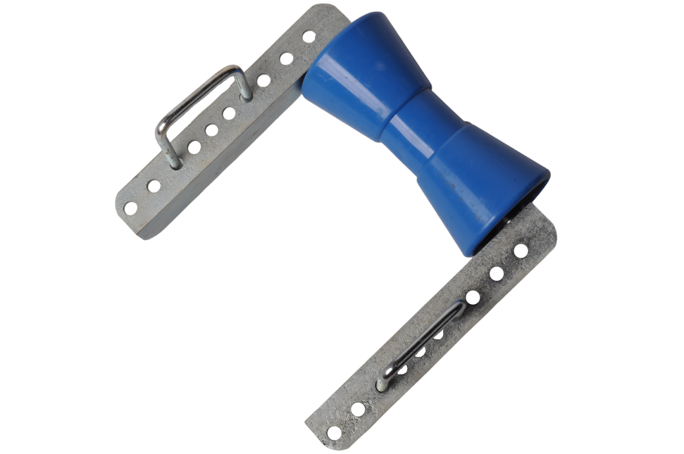 Cantonal Verstellbare Kielrollensatz - 200x85 mm - blau - inklusive Bügel 100x73 mm - PE