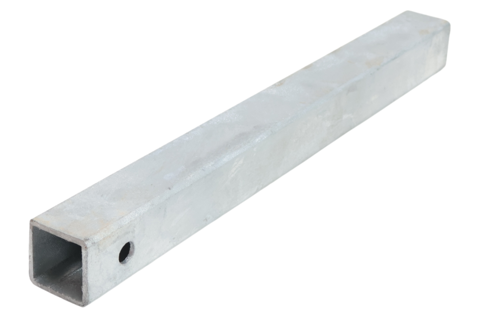 Cantonal Verstellrohr aus verzinktem Stahl - Muffe 40x40x400 mm