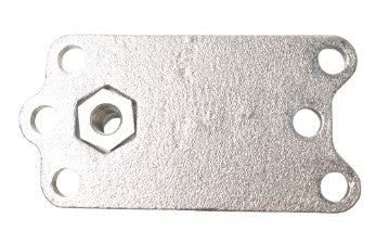 Cantonal Verzinkte Stützradklemme 48 mm – geeignet für geriffelte Stützräder