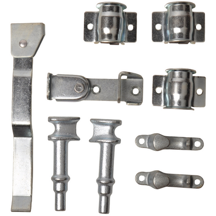 Cantonal Verzinktes Stangenschloss - links - für Ø22 mm Stange