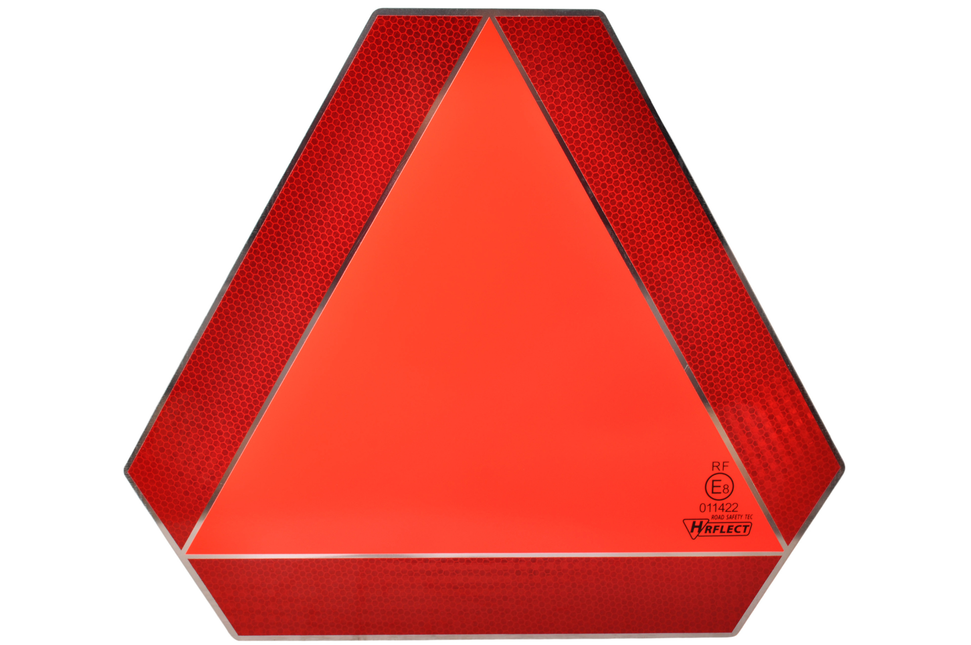 Cantonal Warntafel langsamer Verkehr - 36x41 cm - Aluminium