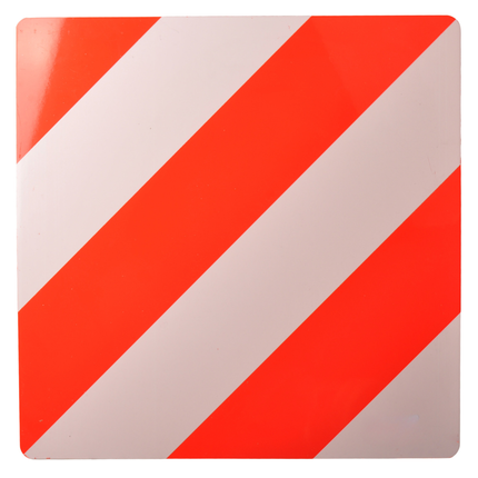 Cantonal Warntafel überstehende Ladung 42,3x42,3 cm ALUMINIUM - extra haltbar