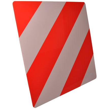 Cantonal Warntafel überstehende Ladung 42,3x42,3 cm ALUMINIUM - extra haltbar