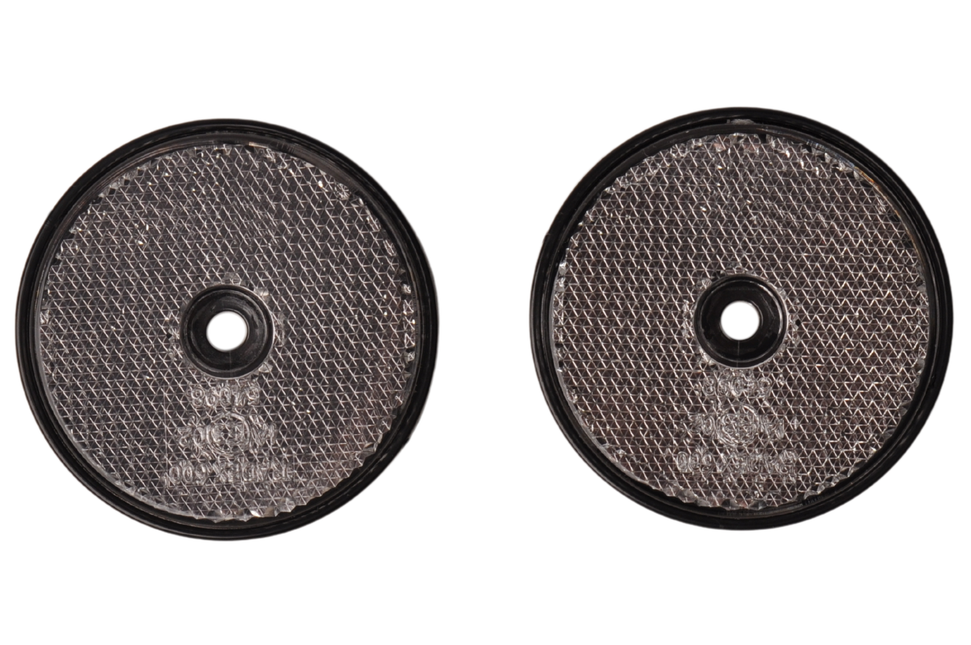 Cantonal Weißer Reflektor 60 mm Schraublöcher rund - 2 stück