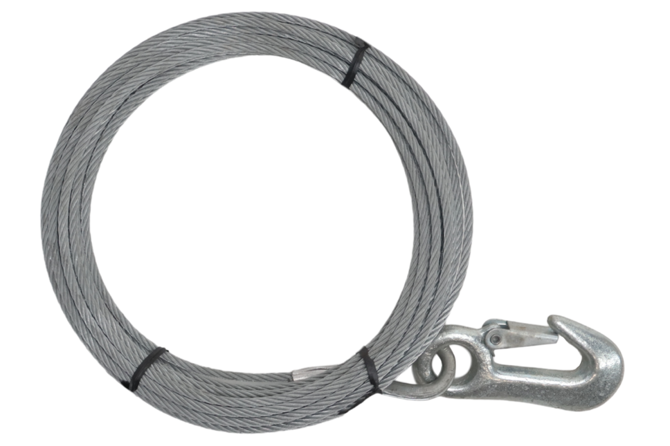 Cantonal Windenseil mit Haken (4 mm x 8,5 Meter)
