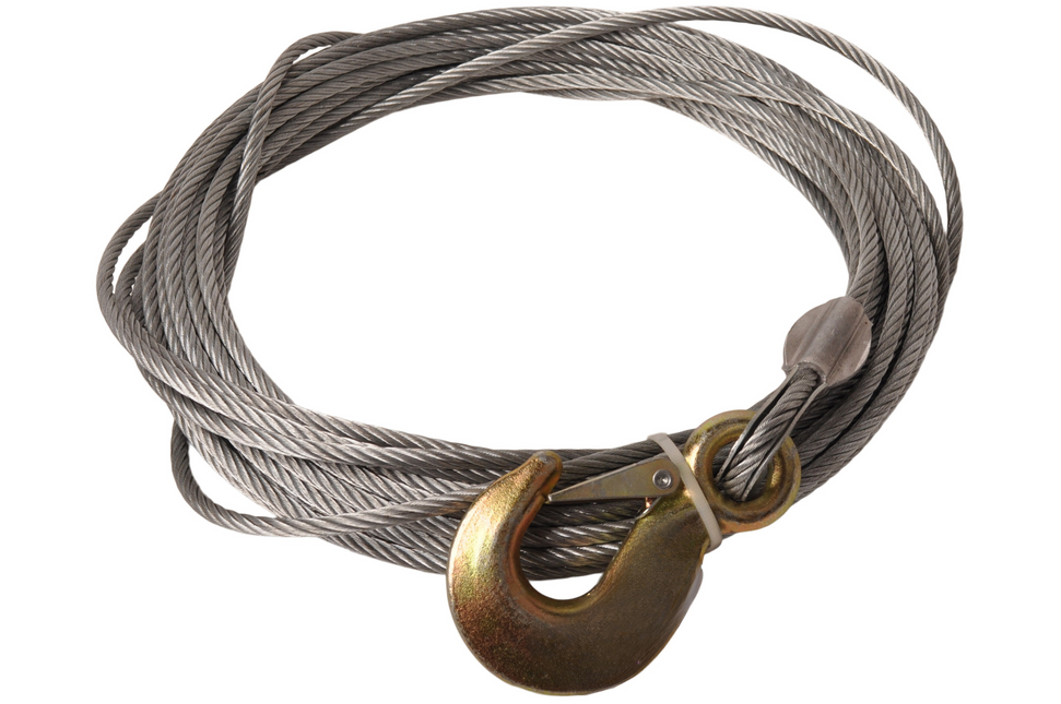 Cantonal Windenseil mit Haken (6 mm x 15,2 Meter)