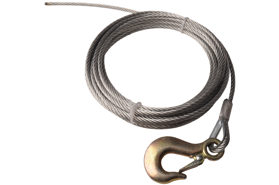 Cantonal Windenseil mit Haken (6 mm x 8,5 Meter)