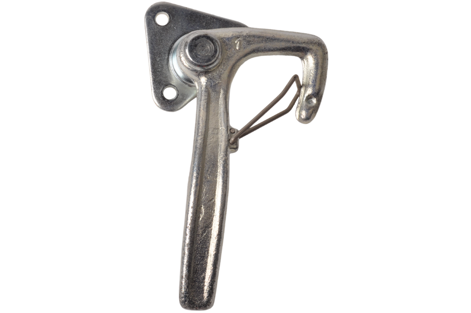 Cantonal Winkelhebelverschluss LINKS klein Typ 1 mit Feder (kleine Montageplatte)