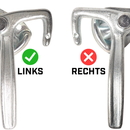 Cantonal Winkelhebelverschluss LINKS Typ 1 (große Montageplatte)