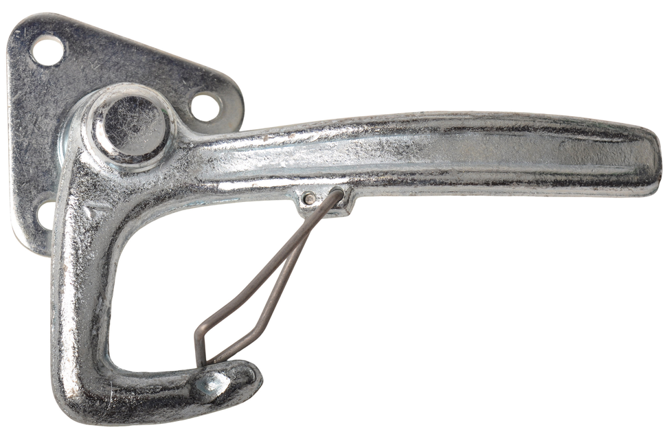 Cantonal Winkelhebelverschluss RECHTS klein Typ 1 mit Feder (kleine Montageplatte)