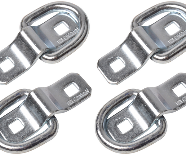 Zurrpunkt / Zurröse - 2-teilig - 91x31 mm - Set von 4 Stück