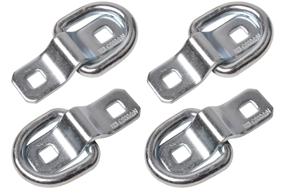 Cantonal Zurrpunkt / Zurröse - 2-teilig - 91x31 mm - Set von 4 Stück