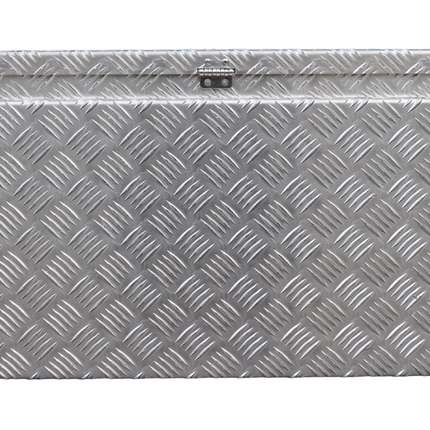 De Haan DE HAAN BOX PBV - wasser- und staubdichter Aluminium-Riffelblech Deichselbox 750x320x400 mm - ausgestattet mit Butterfly-Schloss