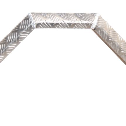 De Haan De Haan HMAQ 2066 12 Zoll - Aluminium Riffelblech Kotflügel