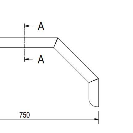 De Haan De Haan HMAQ 2275 - Aluminium-Riffelblechflügel