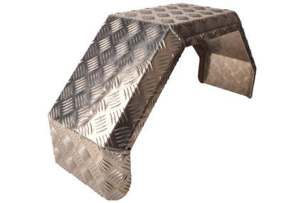 De Haan De Haan HMAQ 2475 - Aluminium-Riffelblech-Kotflügel