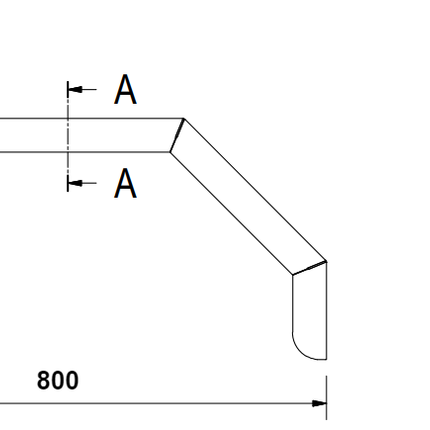 De Haan De Haan HMAQ 2680 - Aluminium Riffelblech Kotflügel 14/15 Zoll