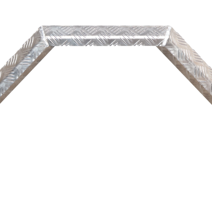 De Haan De Haan HMAQ 2680 - Aluminium Riffelblech Kotflügel 14/15 Zoll