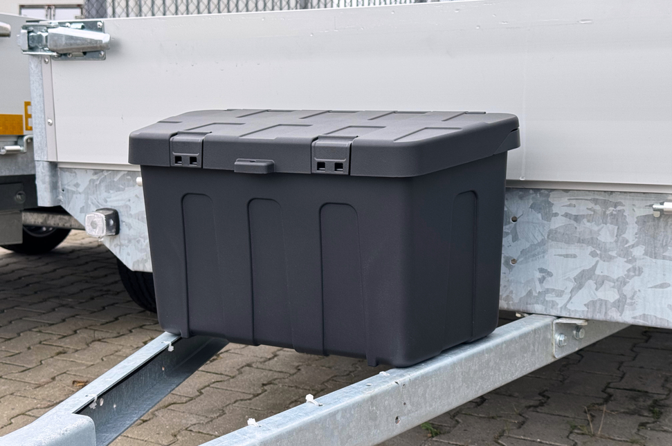 De Haan De Haan Profibox Plus - 630x321x355 mm - Kunststoff (PP/Polypropylen) - wasser- und staubgeschützter Deichselbox