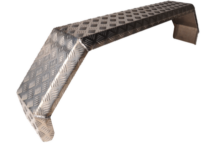 De Haan De Haan THMAQ 23150 - Aluminium-Riffelblech Tandem Kotflügel - 5-kantig