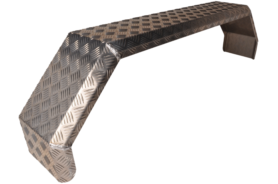 De Haan De Haan THMAQ 24150 - Aluminium-Riffelblech Tandem kotflügel - 5-kantig