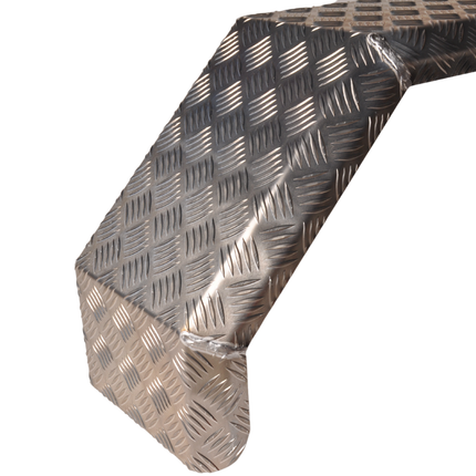 De Haan De Haan THMAQ 24150 - Aluminium-Riffelblech Tandem kotflügel - 5-kantig