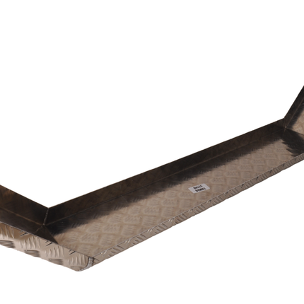 De Haan Tandem Kotflügel - 1400x200x350 mm - Aluminium Riffelblech - 5-kantig