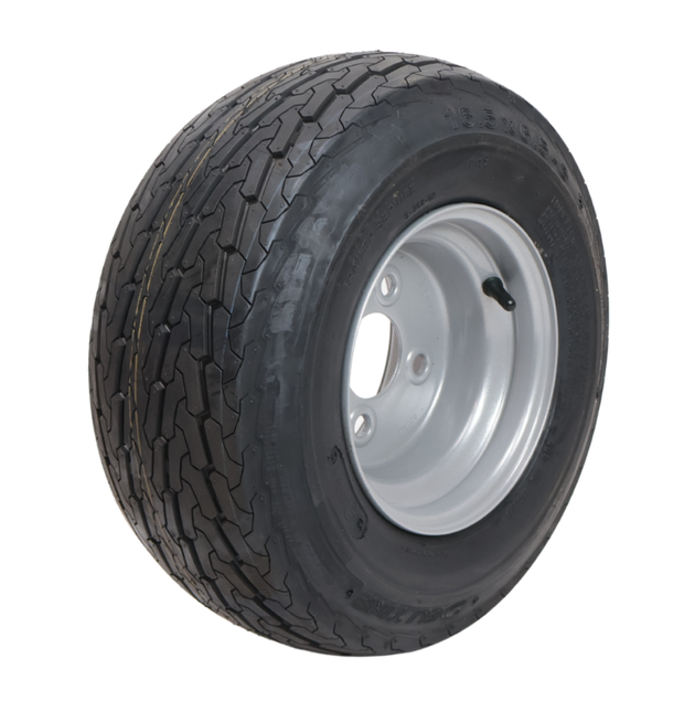Deli Tire Komplettrad Anhänger - 16.5x6.50-8 - Lochkreis: 4x100 - Tragfähigkeit: 360 kg - Nabendurchmesser: 60 mm - 6PR